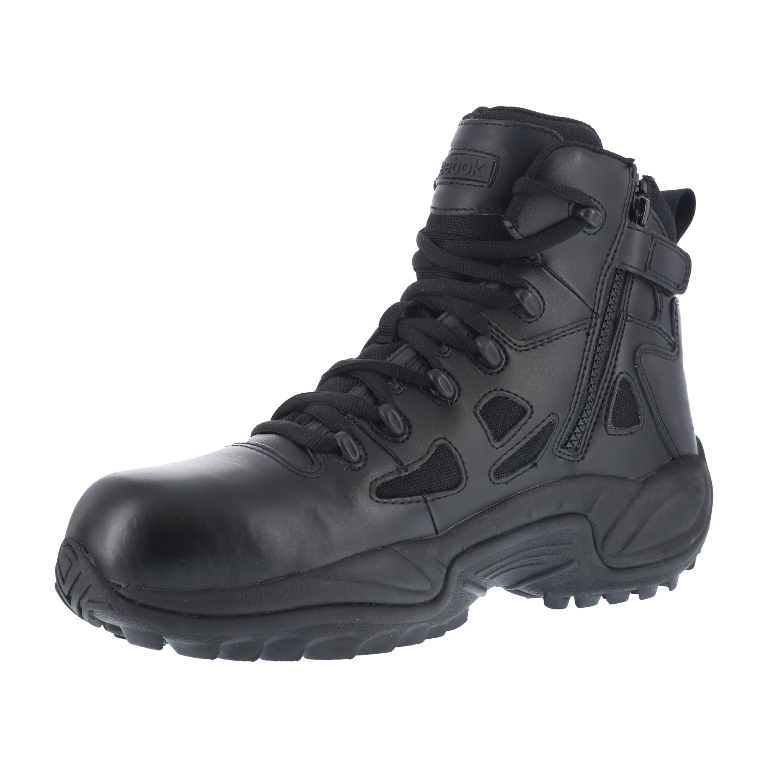 Reebok Men's Rapid Response RB8674 Composite Toe Tactical Boot with Side Zipper