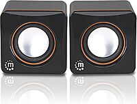 Manhattan USB Powered Stereo Speaker System - Small Size - 161435