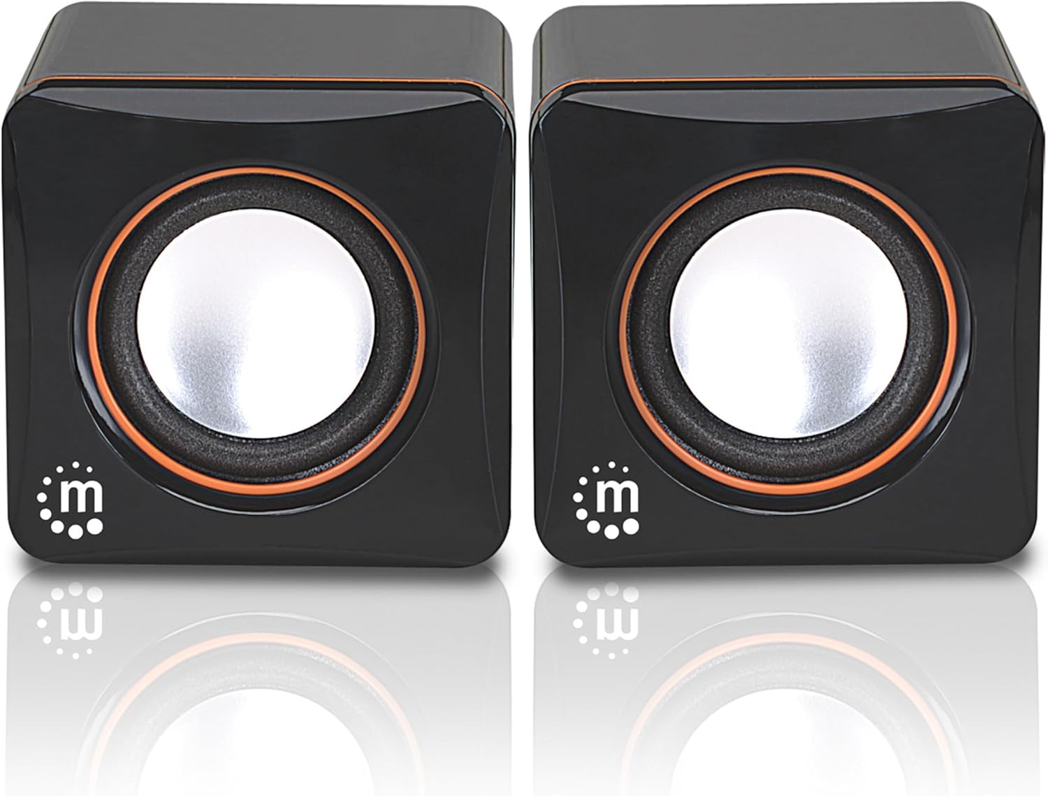 Manhattan USB Powered Stereo Speaker System - Small Size - 161435