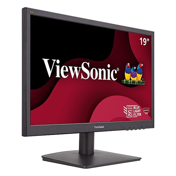 ViewSonic VA1903H 19-Inch WXGA 1366x768p 16:9 Widescreen Monitor with Enhanced View Comfort