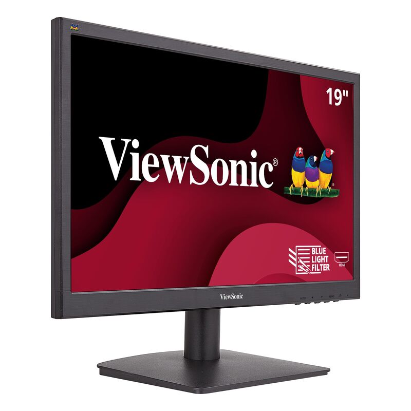 ViewSonic VA1903H 19-Inch WXGA 1366x768p 16:9 Widescreen Monitor with Enhanced View Comfort