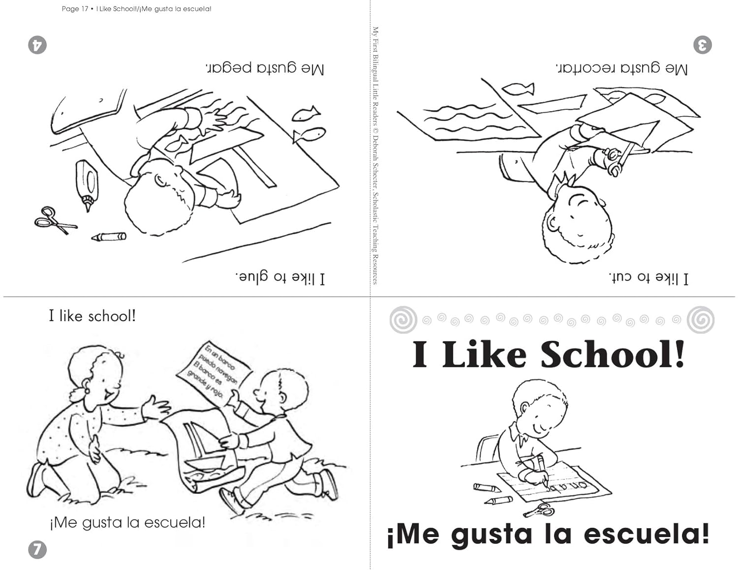 My First Bilingual Little Readers: Level A: 25 Reproducible Mini-Books in English and Spanish That Give Kids a Great Start