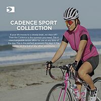 Bobster® Cadence Cycling Sunglass, Matte Clear/Orange Frame, Smoke Black Red Revo, Yellow & Clear Lens