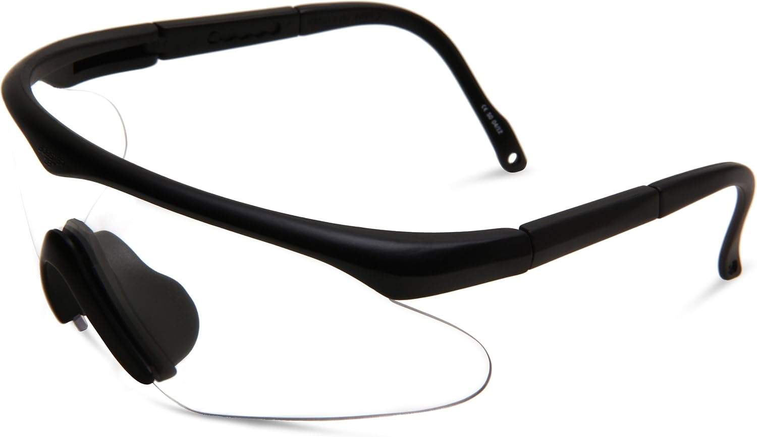 Bobster ESB Shooting Sunglasses, Black Frame/3 Lenses (Smoked, Amber and Clear)