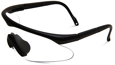 Bobster ESB Shooting Sunglasses, Black Frame/3 Lenses (Smoked, Amber and Clear)