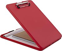 SAUNDERS SlimMate Letter-Size Plastic Storage Clipboard with Low-Profile Clip