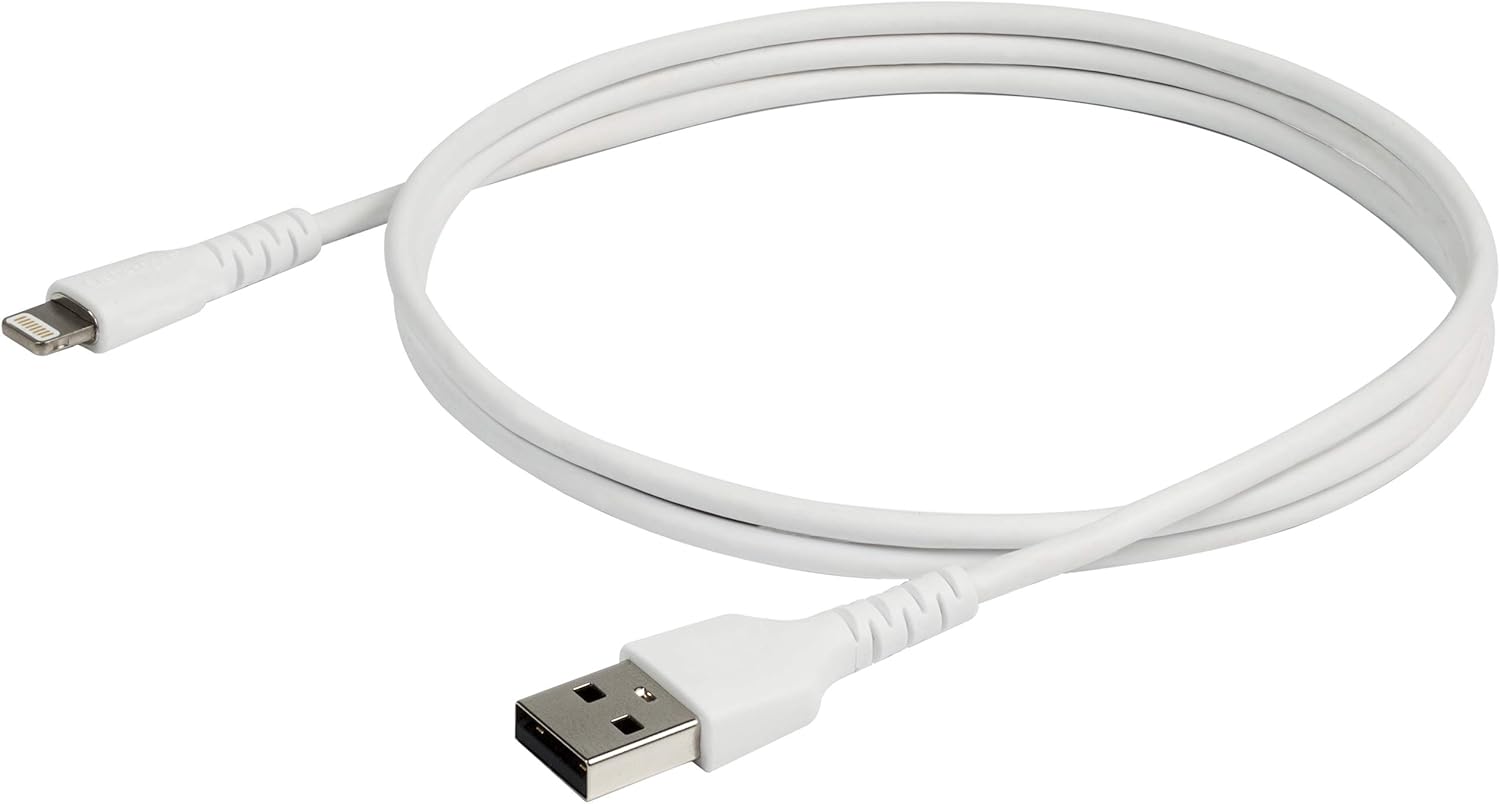 StarTech.com Durable USB-A to Lightning Cable - MFi Certified, Aramid Fiber