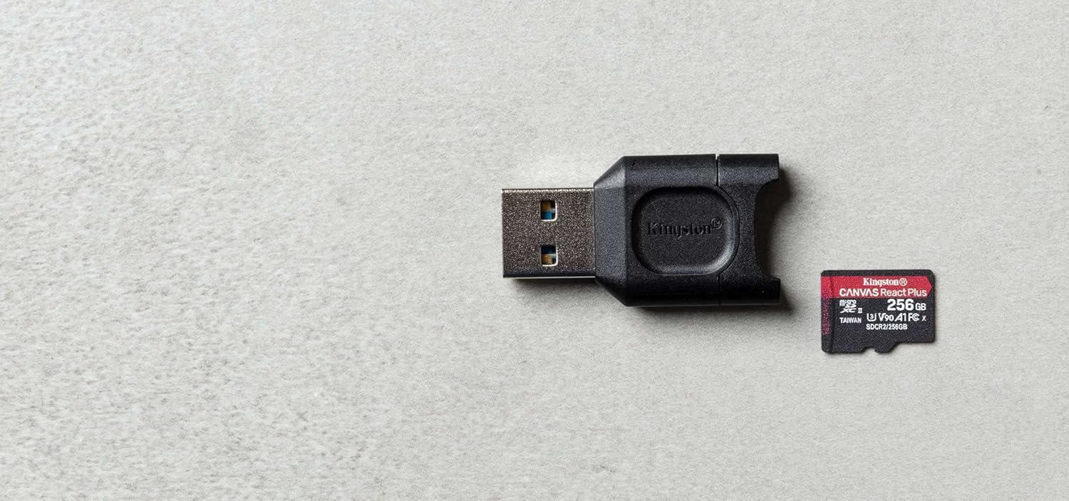 Kingston MobileLite Plus USB 3.2 microSDHC/SDXC UHS-II Card Reader (MLPM)