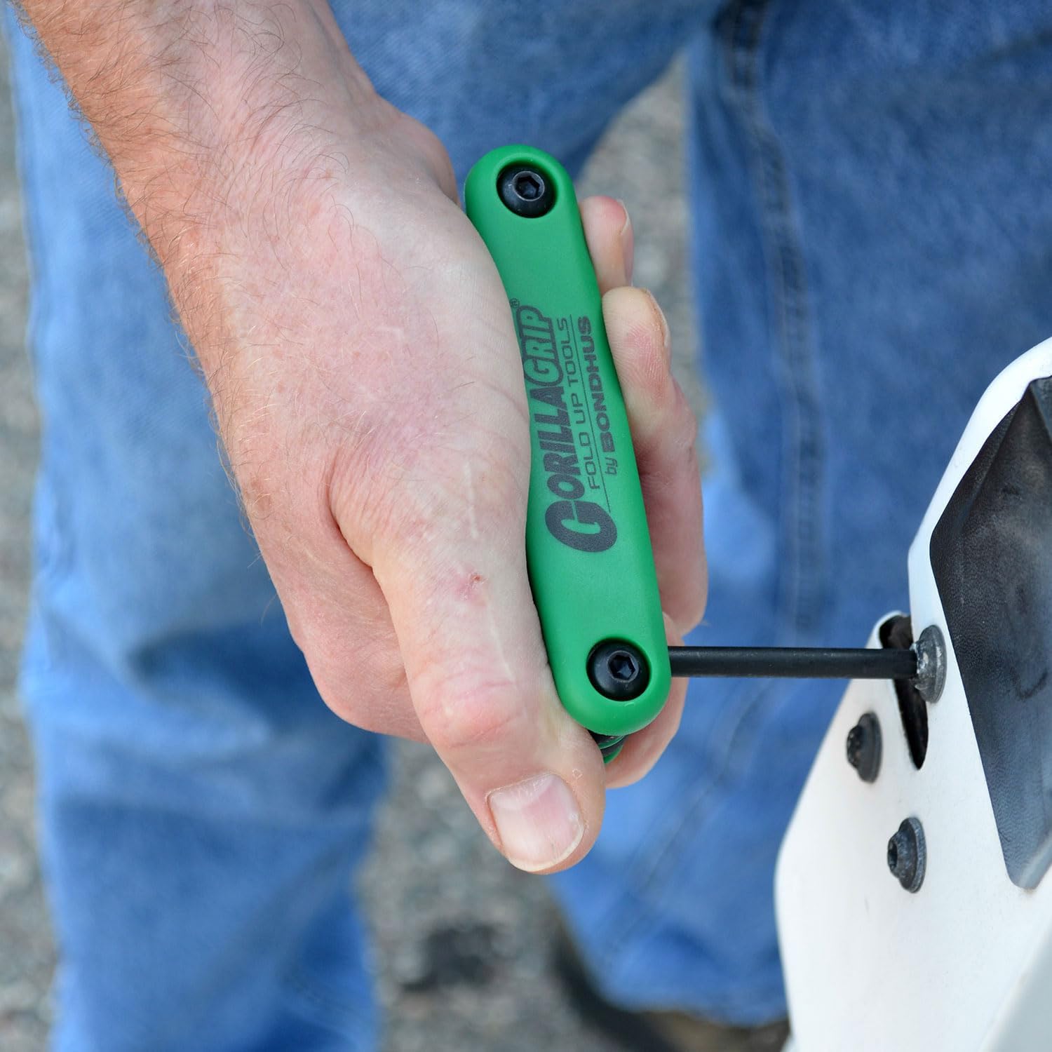 Bondhus 12632 GorillaGrip, Set of 8 Star Fold-up Keys, sizes T6-T25, multi, one size