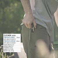 Cold Steel Engage 2.5" Razor-Sharp 4116SS Blade 3.5" GFN Handle Everyday Carry Tactical Ambidextrous Folding Knife