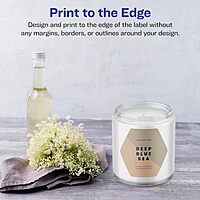 Avery Kraft Brown Hexagon Labels, Sure Feed Technology, 1-1/2" x 1-47/54", 300 Kraft Brown Labels, Print-to-The-Edge, Laser/Inkjet Printable 300 labels