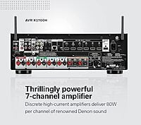 DENON AVR-X1700H 7.2 Channel AV Receiver DENON AVR-X1700H 7.2 Channel AV Receiver