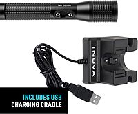 Nite Ize INOVA T4R Powerswitch Rechargeable Tactical Flashlight - 1300 Lumen Tactical Flashlight with Professional-Grade USB