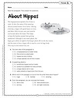 Scholastic Comprehension Skills: 40 Short Passages For Close Reading, Grade 4