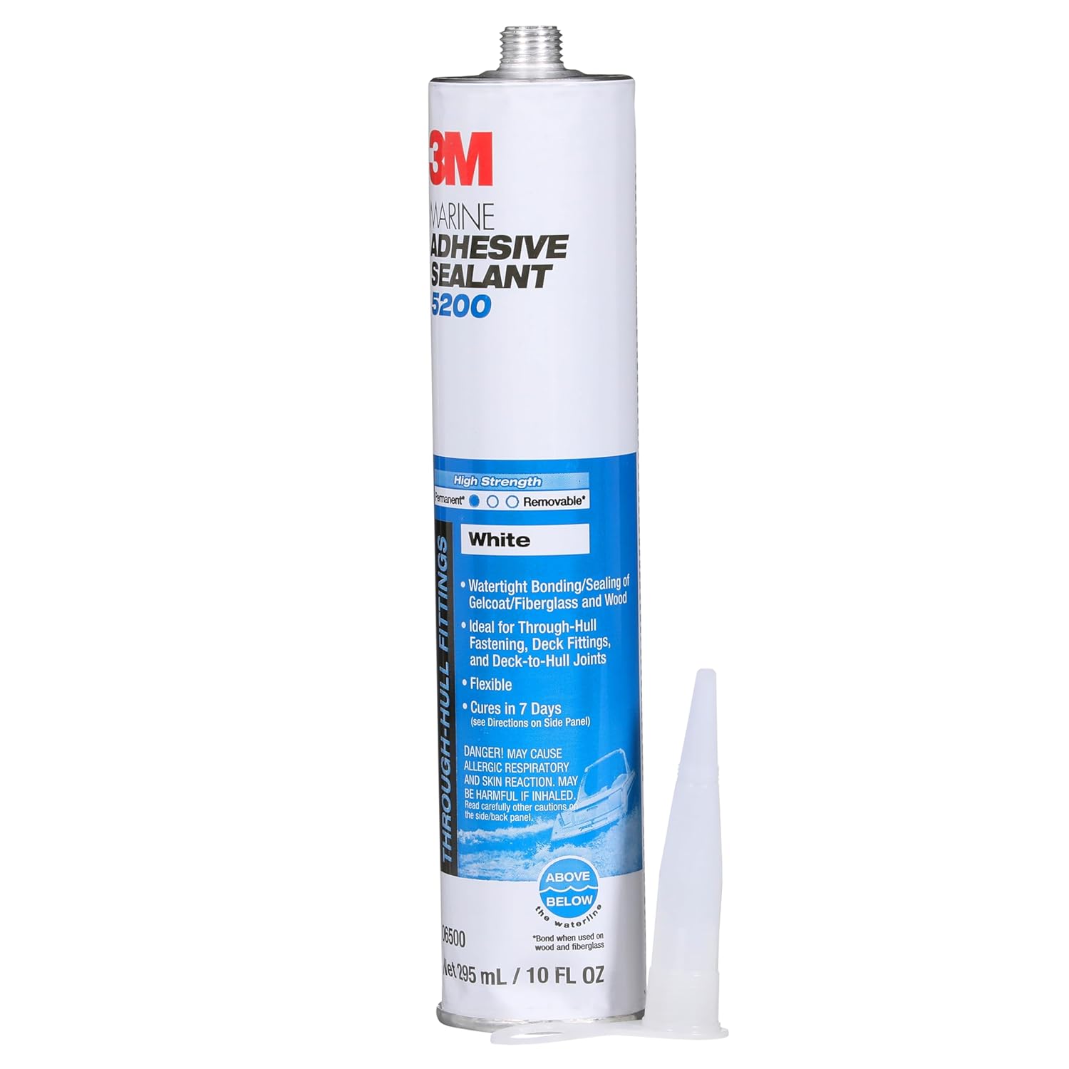 3M Marine Adhesive Sealant 5200 (06500) Permanent Bonding and Sealing for Boats and RVs Above and Below the Waterline