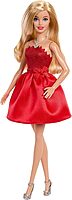 Barbie Mattel 80th Anniversary Ruby-Red Celebration Fashion Doll
