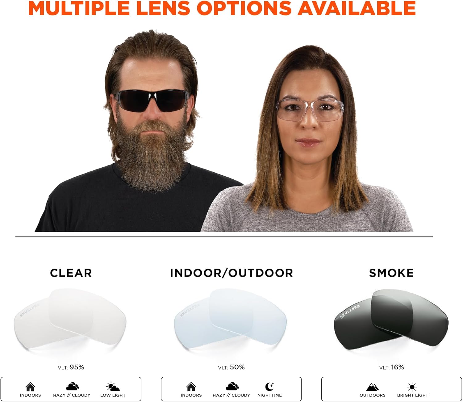 ERGODYNE Skullerz VALI Frameless Safety Glasses