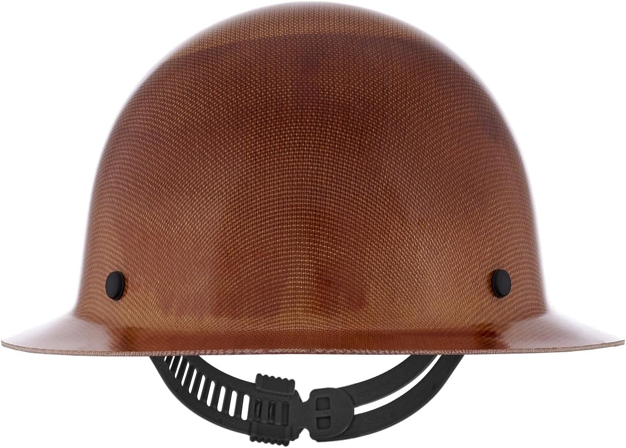 MSA Skullgard Full-Brim Hard Hat with Suspension - Non-Slotted Cap, Made of Phenolic Resin - STAZ-ON