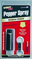 SABRE Hardcase Self Defense Pepper Spray, Black