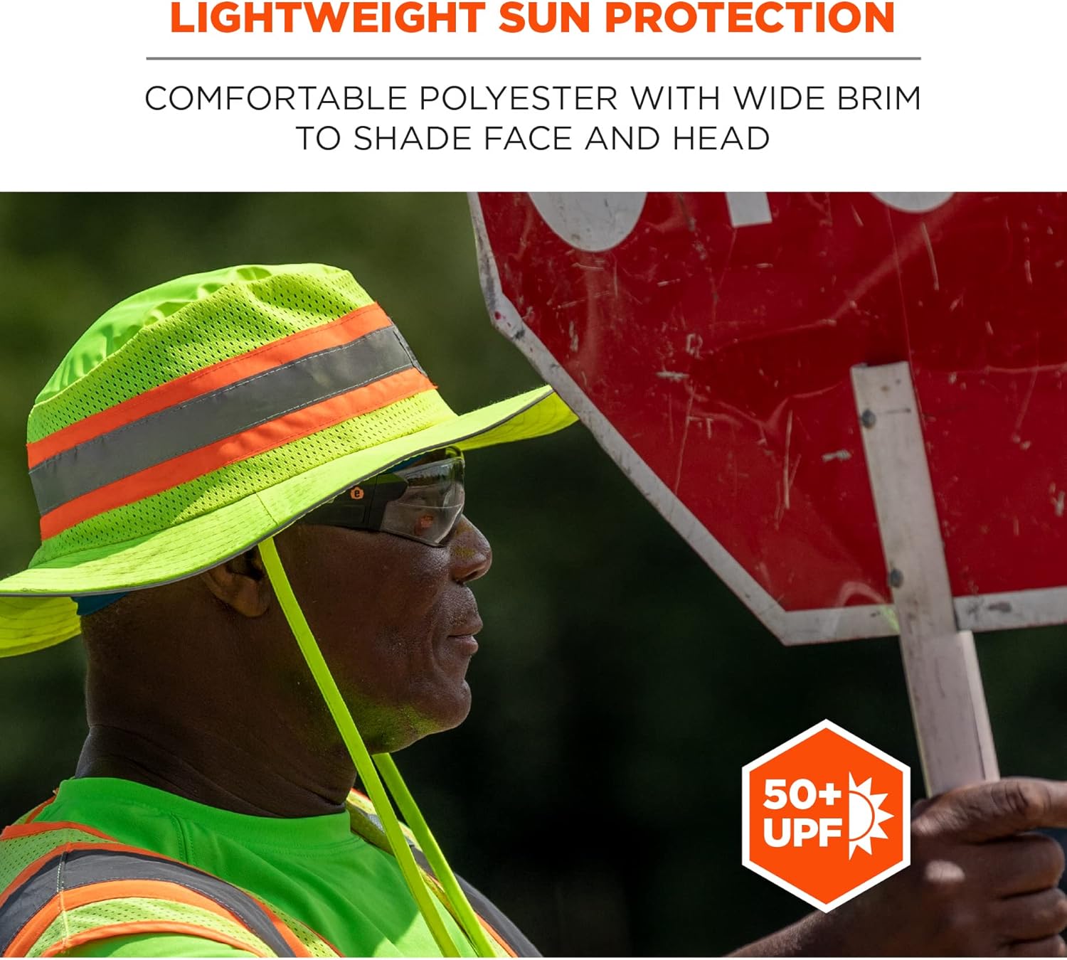 Ergodyne Chill-Its 8935CT Cooling Ranger Sun Hat Hi-Vis Reflective