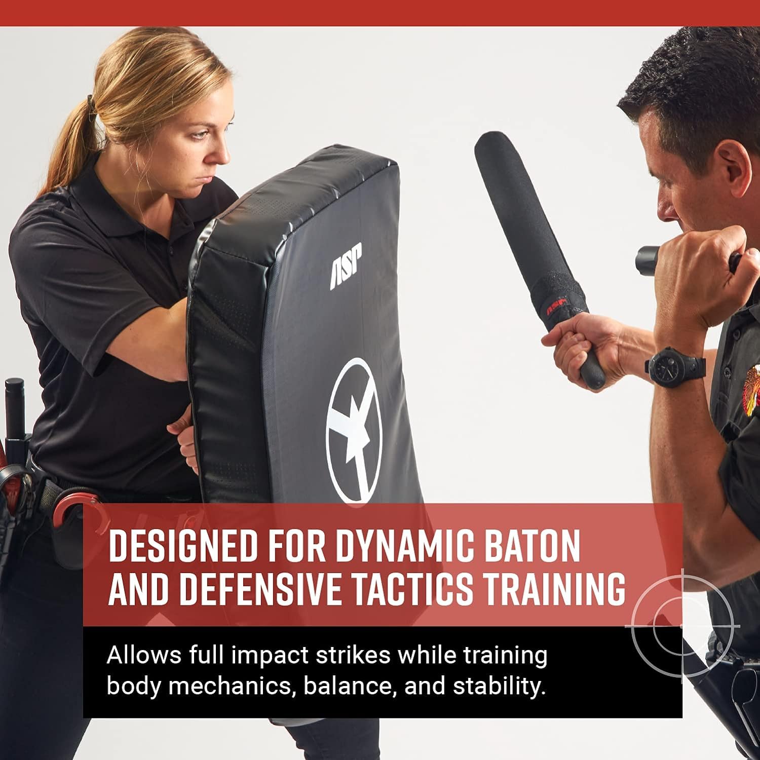 ASP Training Bag, Kicking and Punching Pad for Martial Arts Training, Target Pad for Tactical Defense and Baton Training