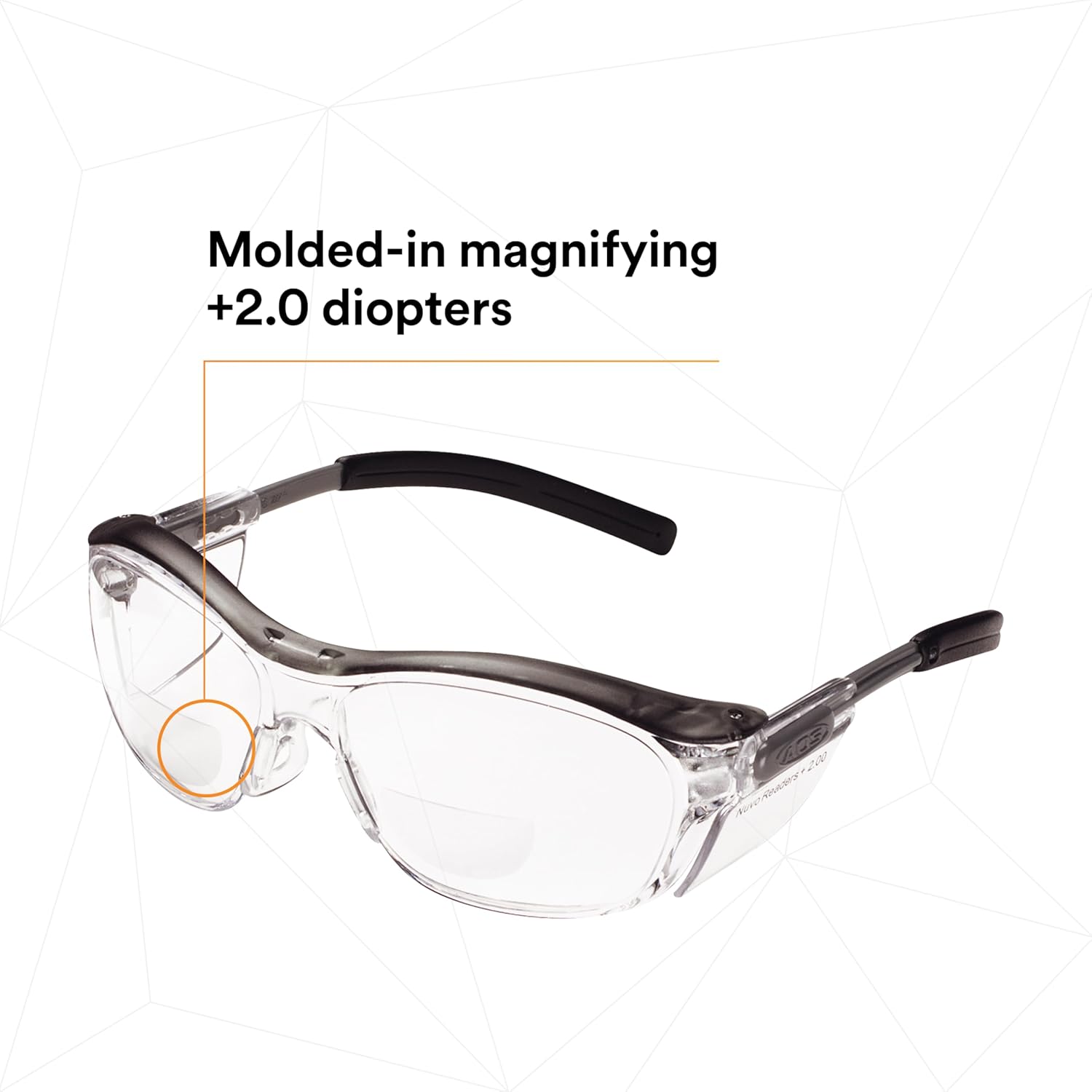 3M Nuvo Reader Protective Eyewear Safety Glasses
