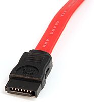 StarTech.com 1 ft eSATA Panel Mount Cable - F/M - 1ft panel mount eSATA - 1ft SATA to eSATA Converter