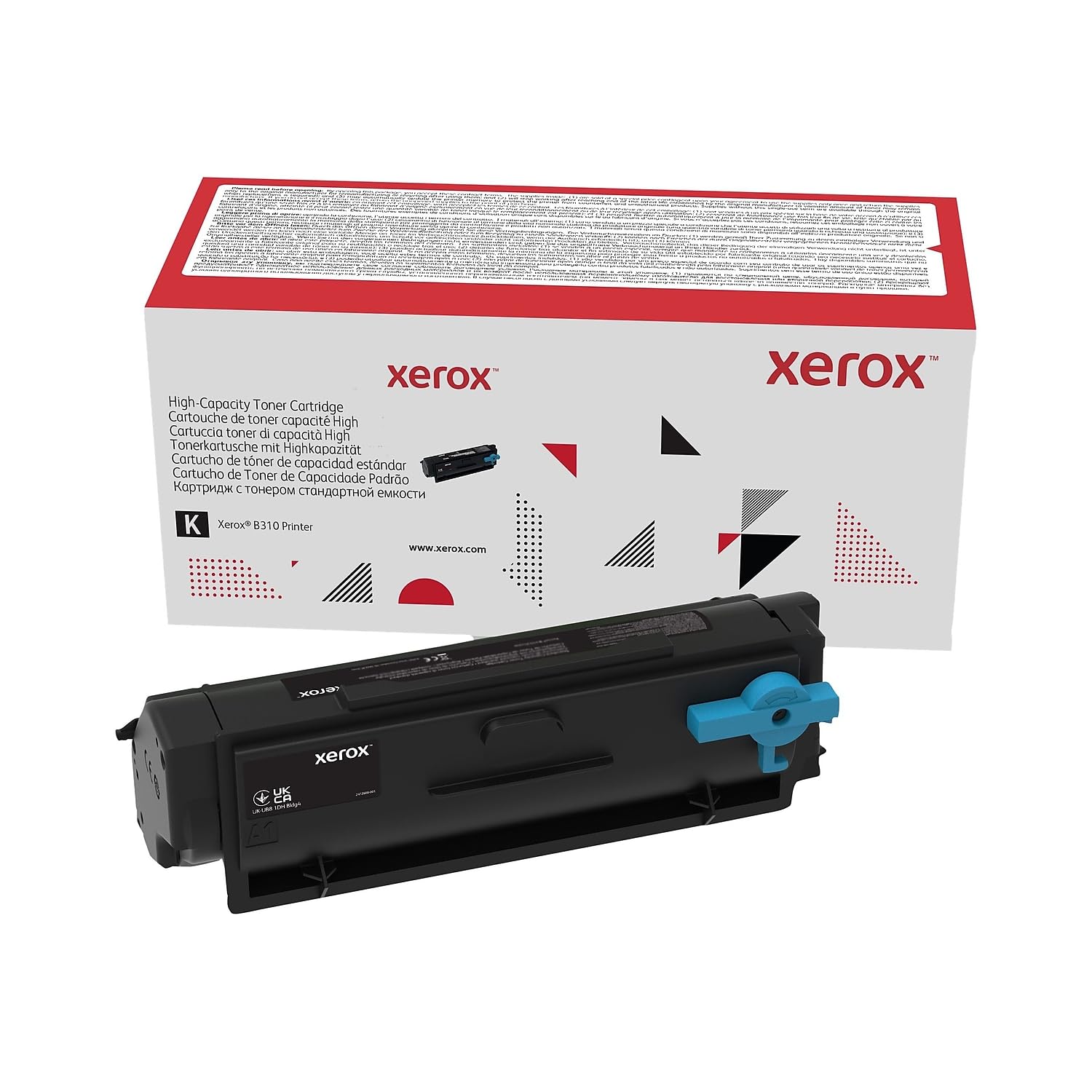 Xerox 006R04377 High-Yield Black Toner Cartridge (8000 Page Yield) for B305/B310/B315