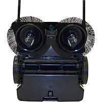 Bissell Commercial Deluxe Triple Brush Push Sweeper, 38in, 13.2 Gal, Green