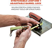 Ergodyne Squids 3713 Tool Tails Attachment with Swivel End, 10 Pounds,Lime