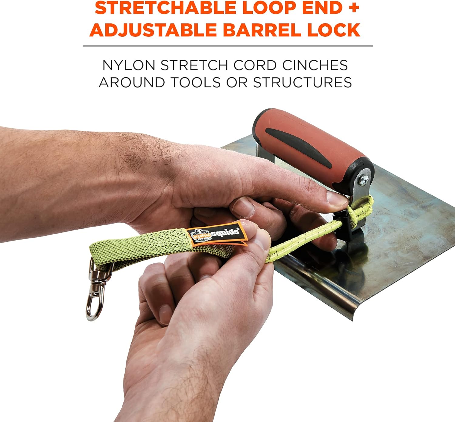 Ergodyne Squids 3713 Tool Tails Attachment with Swivel End, 10 Pounds,Lime