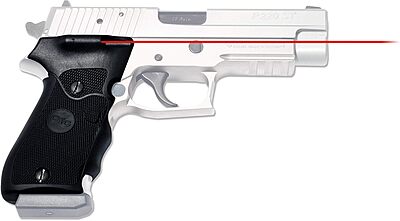 Crimson Trace LG-320 Lasergrips Laser Sight with Heavy Duty Construction and Instinctive Activation for Sig Sauer P220