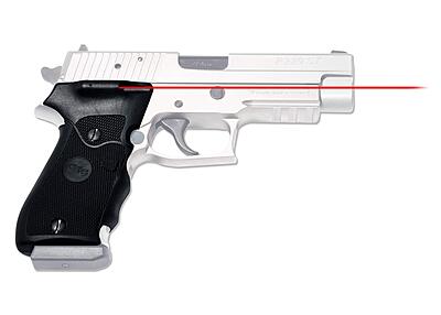 Crimson Trace LG-320 Lasergrips Laser Sight with Heavy Duty Construction and Instinctive Activation for Sig Sauer P220
