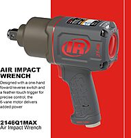 INGERSOLL RAND 3/4" Drive Air Impact Wrench with Quiet Technology