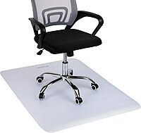MIND READER Office Chair Mat, PVC Under Desk Floor Protector