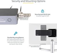 StarTech.com Universal Laptop Docking Station, Hybrid USB-C/USB-A Dock, Dual 4K DP/HDMI, 100W PD, Mac/Windows/Chrome OS, NIC