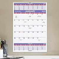 AT-A-GLANCE Three-Month Reference Wall Calendar