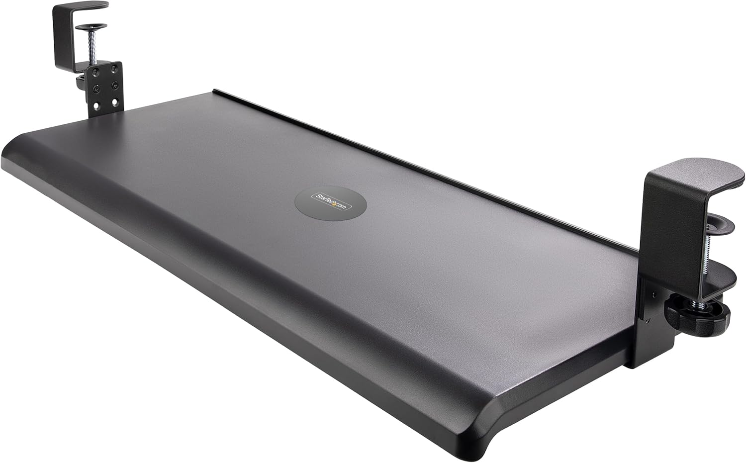 StarTech.com Under-Desk Keyboard Tray, Clamp-on Ergonomic Keyboard Holder, Up to 12kg (26.5lb)