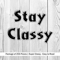 Barker Creek Letter Pop-Outs, 4" Black Tie Affair, Classy Black Designer Letters for Bulletin Boards, Breakrooms, Reception Areas, Signs, Displays, And More! 4", 255 Characters per Set (1713)