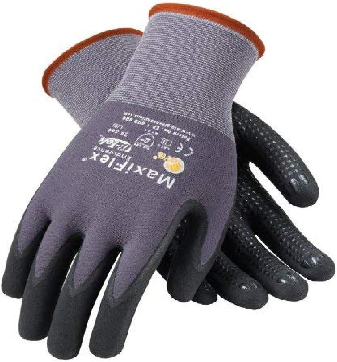 PIP 34-844/L MaxiFlex Endurance Knit Glove, Large, Gray (Pack of 12)