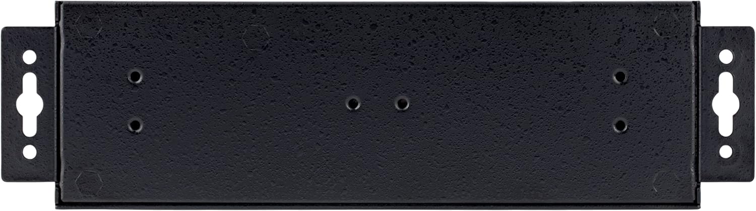 StarTech.com 10-Port Industrial USB 2.0 Hub, Rugged USB Hub withESD Level 4 Protection, DIN/Wall/Desk-Mountable USB-A Hub