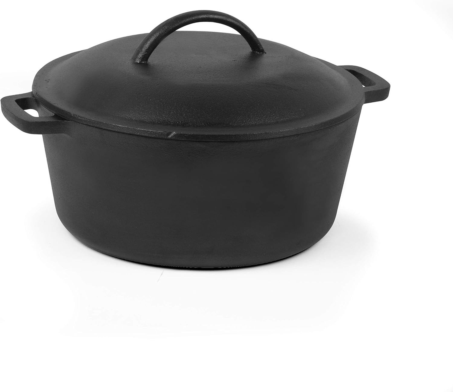 COMMERCIAL CHEF Cast Iron Dutch Oven with Lid and Handles