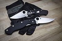 Spyderco Para Military 2 Folding Knife with G-10 Handle