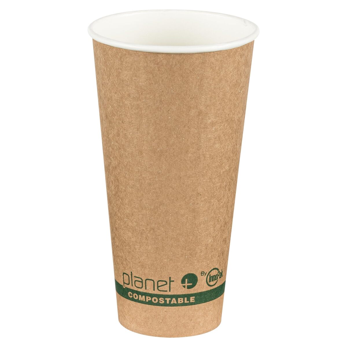 StalkMarket Planet+ 100% Compostable PLA Laminated Insulated Hot Cup, 20-Ounce Double-Wall, 600-Count Case