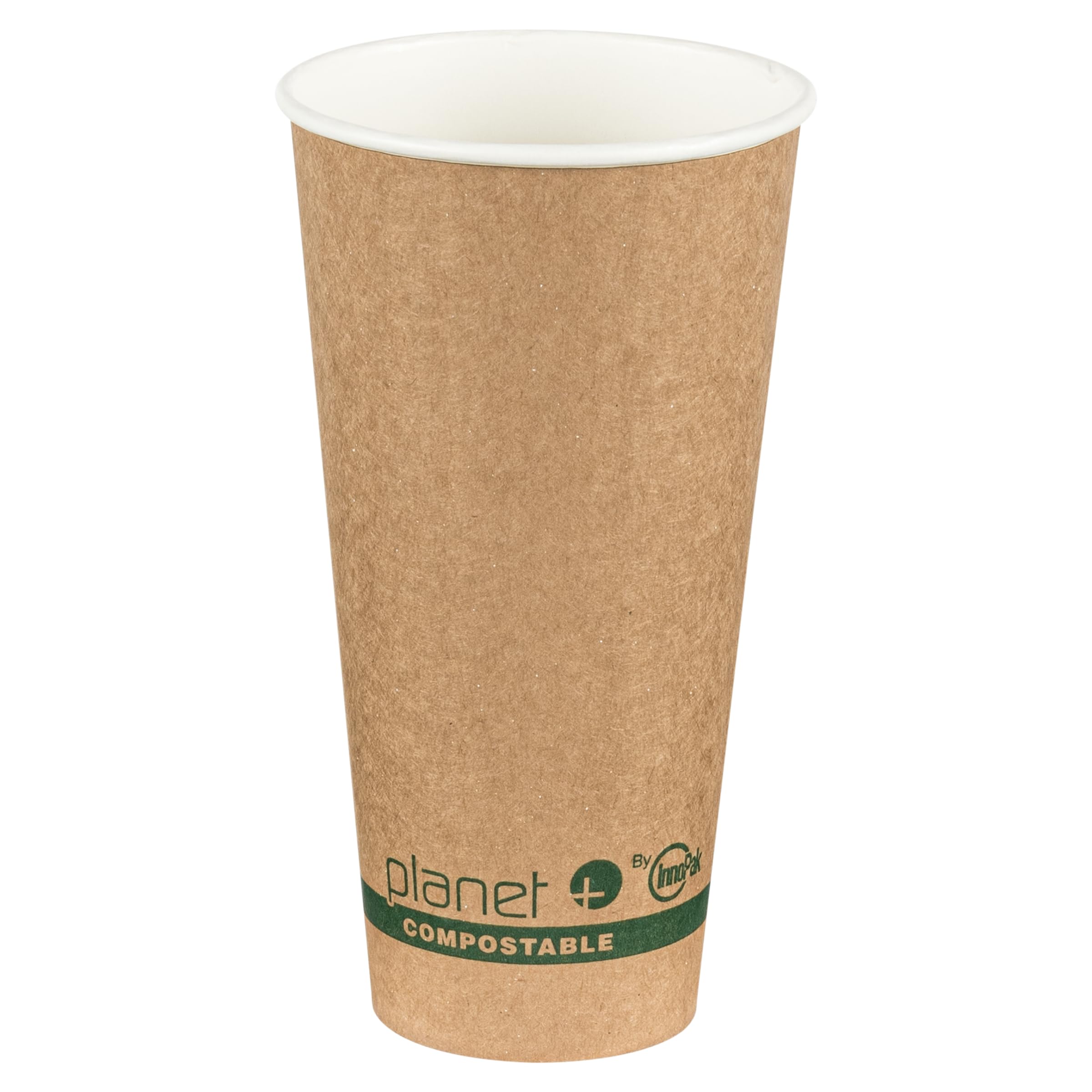 StalkMarket Planet+ 100% Compostable PLA Laminated Insulated Hot Cup, 20-Ounce Double-Wall, 600-Count Case