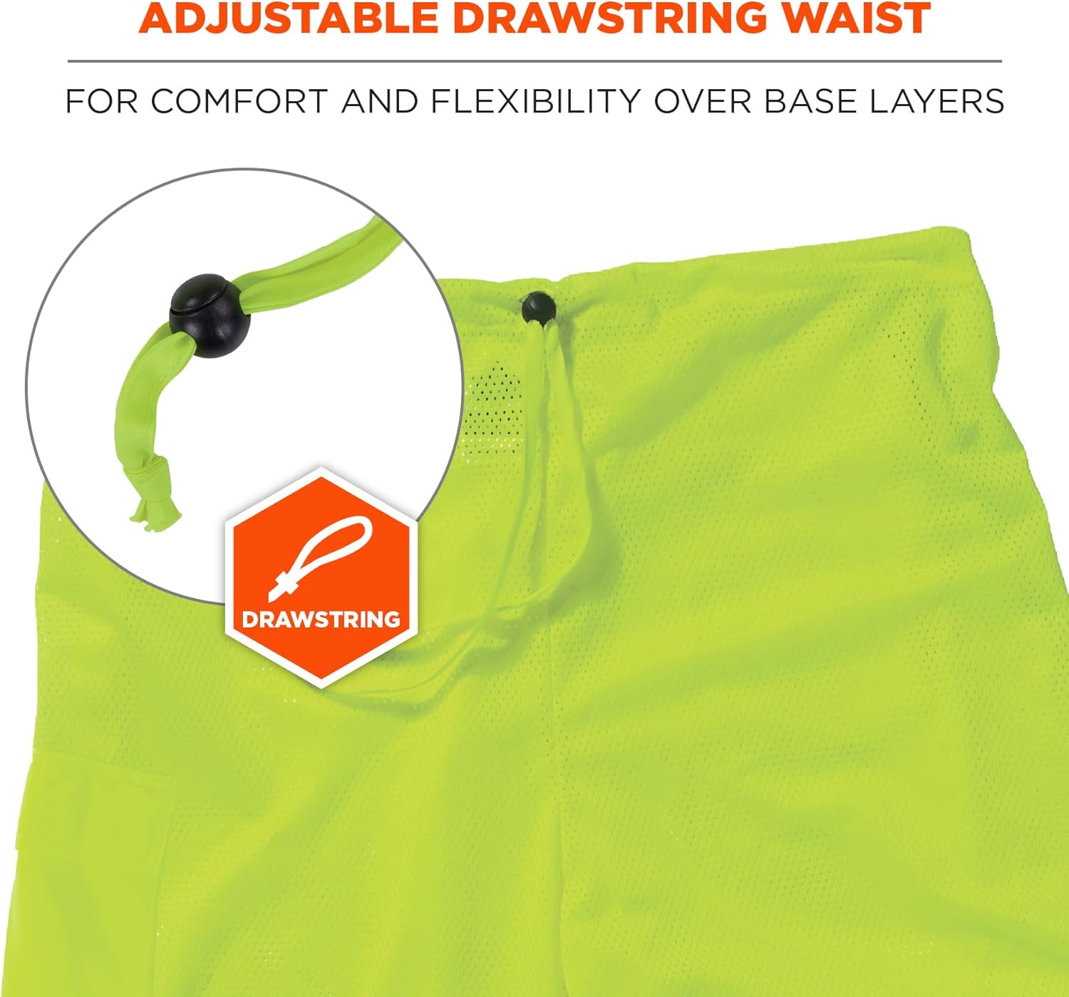 Ergodyne GloWear 8910 Class E ANSI High-Visibility Lime Reflective Safety Pants