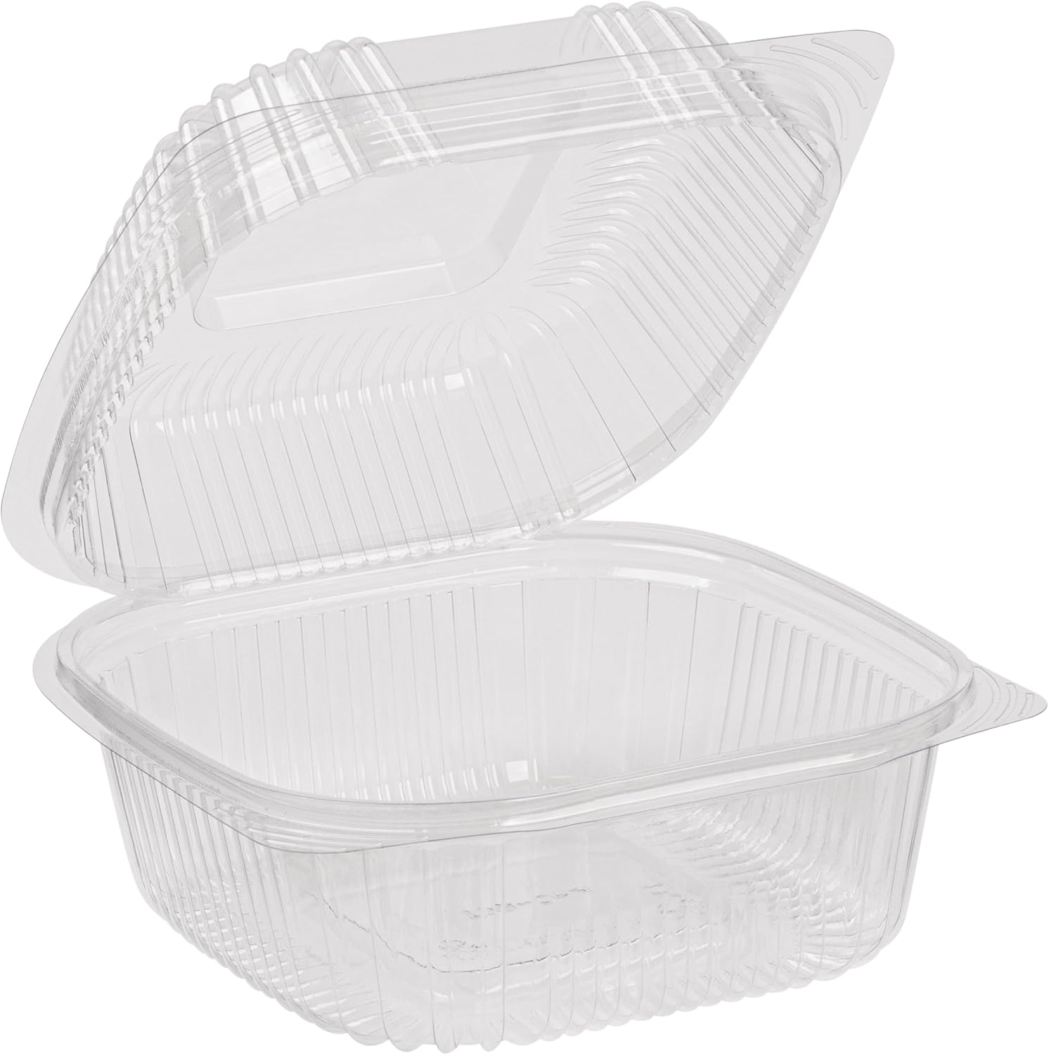 STALKMARKET Jaya 100% Compostable Clear PLA Hinged Clamshell