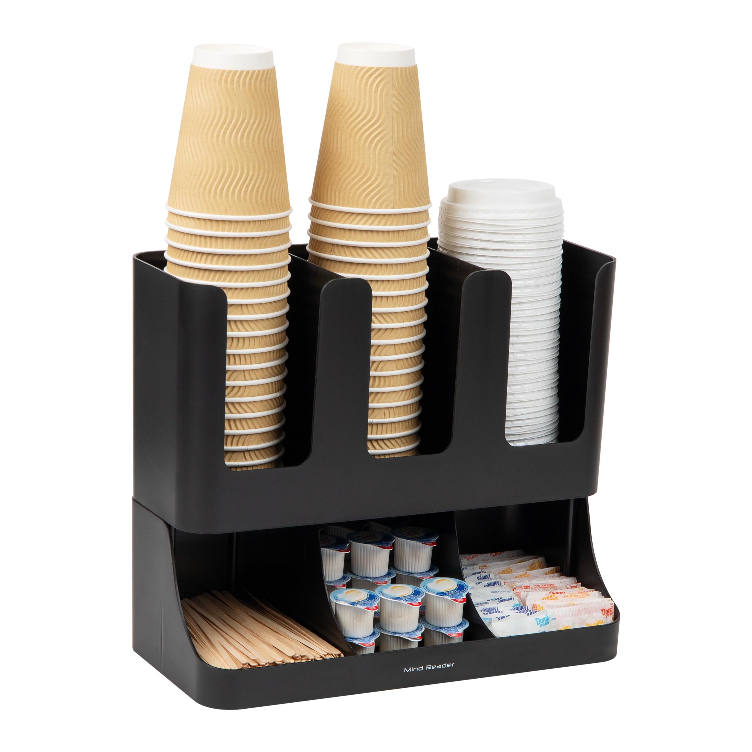 MIND READER Countertop Coffee and Condiment Organizer