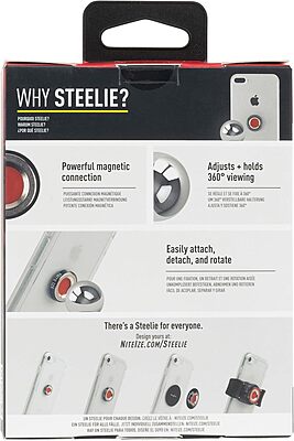 Nite Ize Steelie Vent Kit - Magnetic Phone Mount for Car Vents