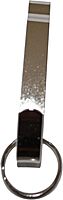 Solid Steel Chrome Key Clip